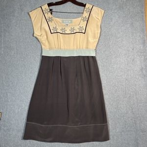 Anthropologie Diodore Dress Womens 12 Romantic Ca… - image 1